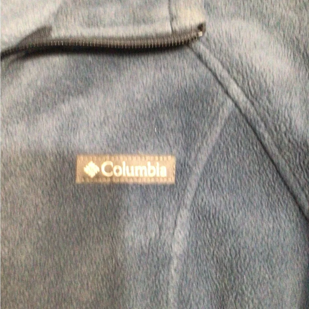 Columbia Men's Zip-Up Navy Sweater